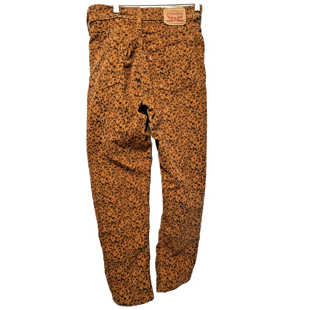 Levi's Orange Leopard Print Women's Pants